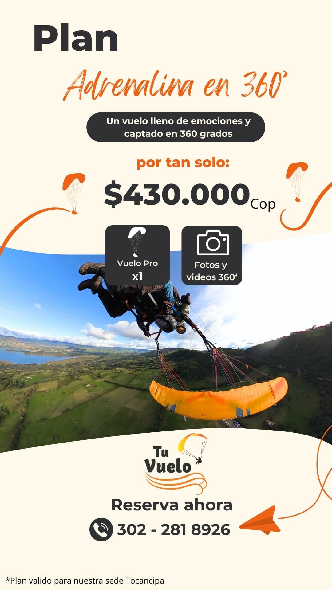 PLAN ADRENALINA EN 360 TVP 2026