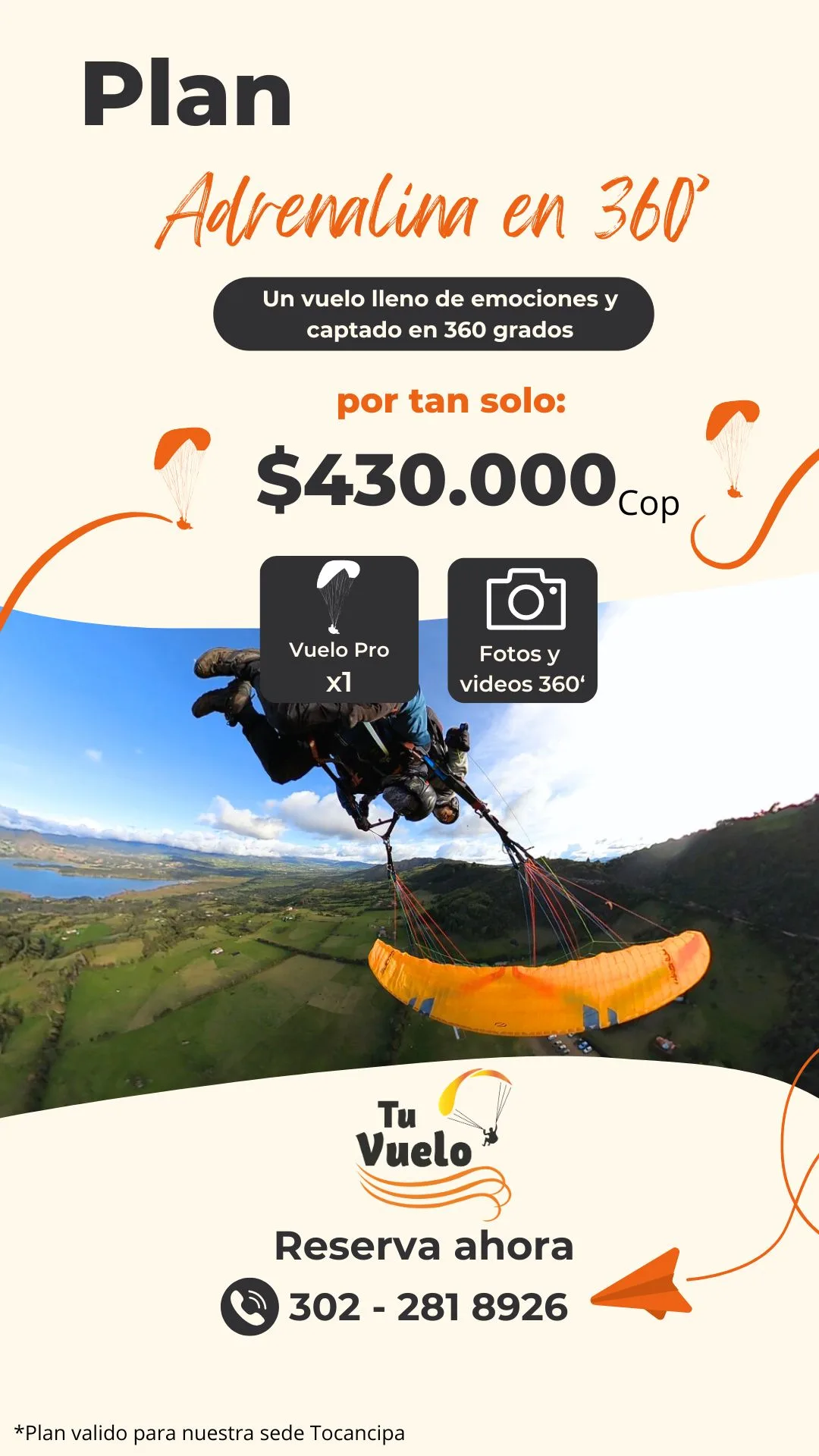 PLAN ADRENALINA EN 360 TVP 2026